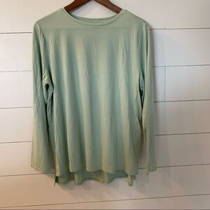 Sage green long sleeve top by Alfani size medium